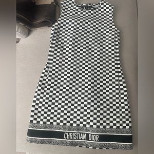 Dior checkered dress in excellent condition cheap 100% authentic